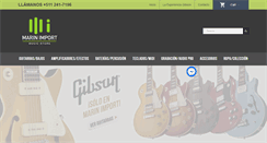 Desktop Screenshot of marinimport.com.pe